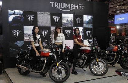 Triển lãm Vietnam Motor Show 2024 - Một số hình ảnh gian hàng Triumph